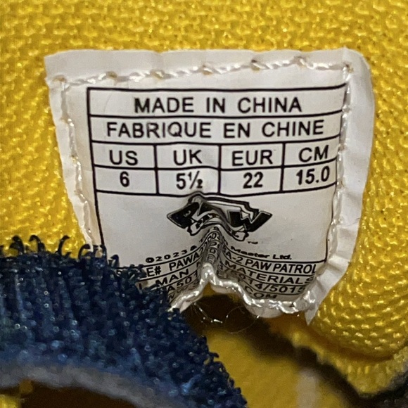 Paw Patrol & Sketchers Sport Lights sneakers. Infant boys size 6 - Picture 10 of 10